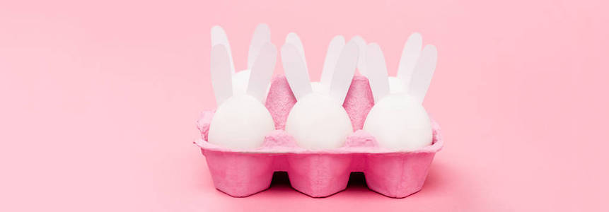 春天 复制空间 创造力 庆祝 兔子 复活节 假日 食物 粉红色