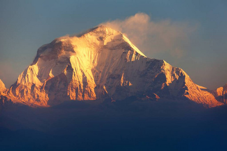 登山 喜马拉雅山脉 全景 范围 尼泊尔 阳光 攀登 尼泊尔语
