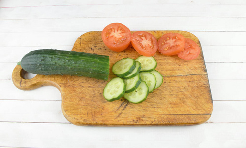黄瓜 番茄 素食主义者 蔬菜 饮食 西红柿 切片 食物 健康