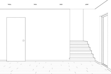 照片 项目 房间 空的 概述 大厅 商业 地板 素描 插图