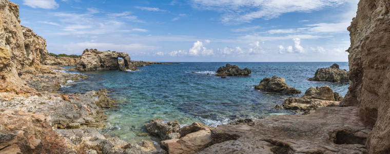 旅游业 旅行 地中海 地平线 西西里岛 夏天 海滨 自然