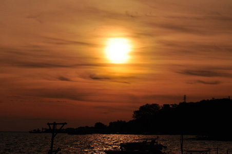 风景 海岸 海洋 海滩 地平线 天空 黎明 黄昏 日落 夏天