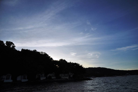 海滩 泰国 场景 美女 旅行 天空 旅游业 反射 傍晚 自然