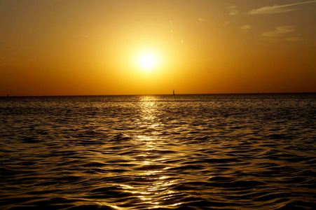 美丽的 自然 风景 假期 地平线 夏天 阳光 太阳 海滩