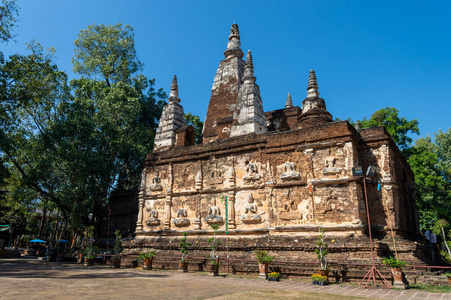 文化 遗产 寺庙 艺术 古老的 瓦特 佛教徒 旅行者 兰纳