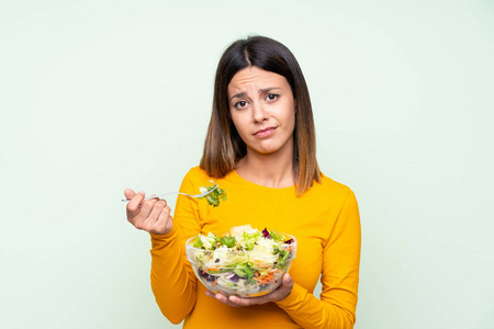 食物 蔬菜 素食主义者 白种人 美食家 生菜 盘子 女士