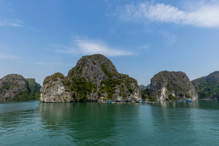 旅行 假期 越南 巡航 海湾 亚洲 旅游业 目的地 风景