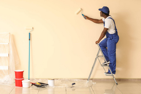 成人 油漆 修理 职业 工具 重新装修 整修 承包商 画家