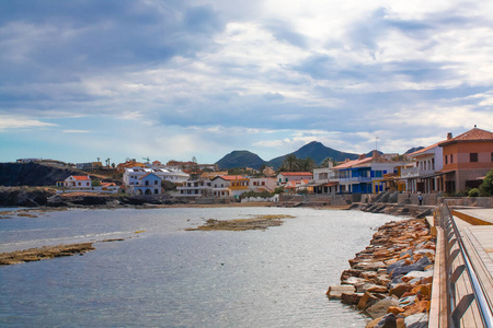 海岸线 海湾 风景 天堂 悬崖 岩石 地平线 假期 地中海