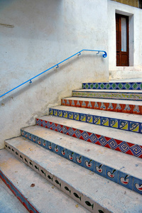 欧洲 意大利 装饰品 楼梯 旅行者 旅行 建筑 建筑学 瓷砖