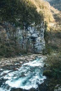 旅行 长的 旅游业 风景 岩石 环境 蔚蓝 瀑布 运动 自然