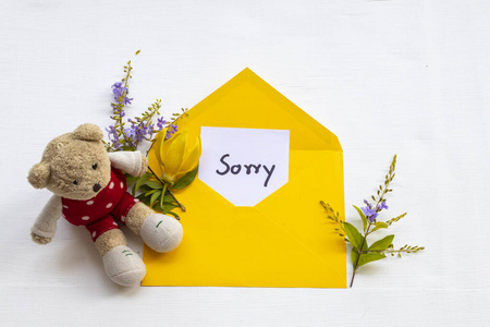 道歉卡片图片