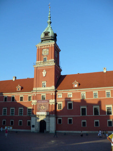 波兰 宫殿 复古的 旅游业 吸引力 广场 纪念碑 旅行 首都