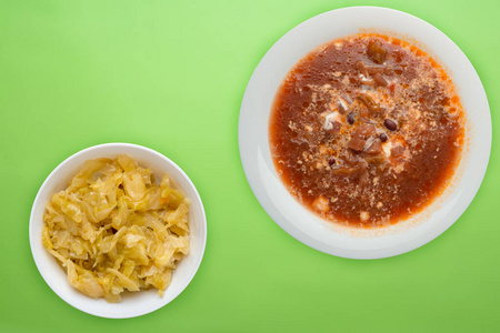 开胃菜 美食家 烹饪 罗宋汤 沙拉 奶油 俄语 美味的 蔬菜