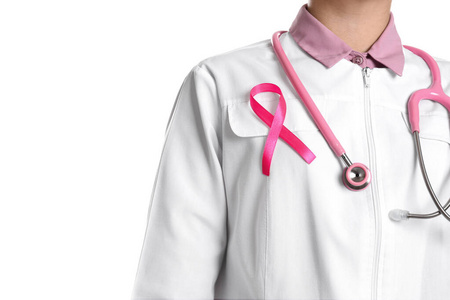 特写镜头 癌症 丝带 乳房 意识 世界 生存 帮助 治愈
