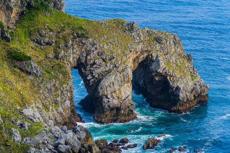 海洋 公司 地标 岩石 美丽的 风景 海岸线 流行的 西班牙语