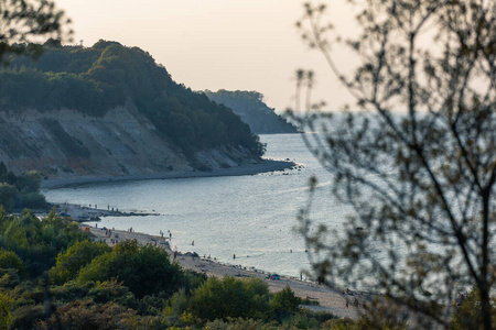 波浪 自然 风景 岩石 夏天 美丽的 假日 海岸 南方 欧洲