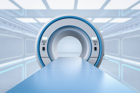 成像 检查 计算机断层扫描 装置 治疗 房间 三维渲染 共振