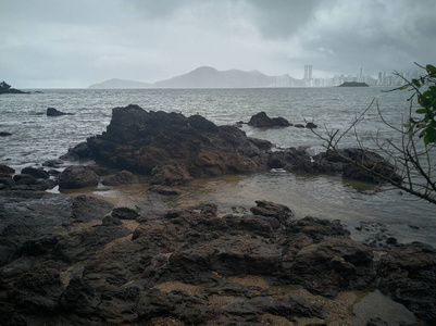 海洋 自然 海景 海岸线 天气 海滩 旅行者 权力 天空