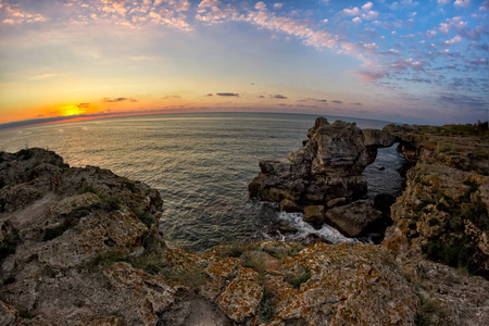 海洋 波动 夏天 美丽的 海景 旅游业 太阳 早晨 天空