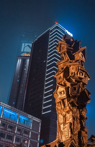 灯光 建筑 建筑学 风景 天空 商业 摩天大楼 市中心 雕塑