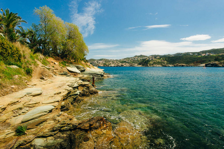 太阳 克里特岛 地标 海岸 地中海 欧洲 海滩 岩石 城市