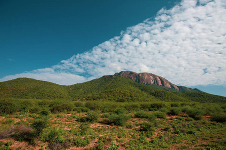 肯尼亚 非洲 天空 旅行 岩石 风景