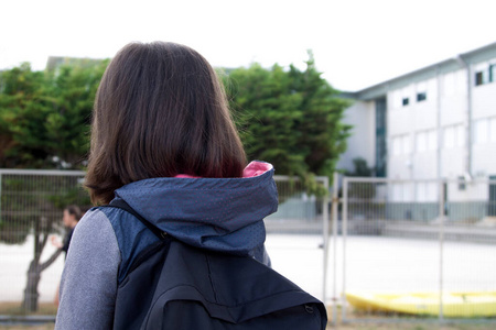 可爱的 肖像 快乐 女学生 研究 铅笔 小孩 学习 油漆