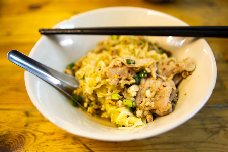 美味的 筷子 泰国 街道 鸡蛋 亚洲 木材 食物 复制空间