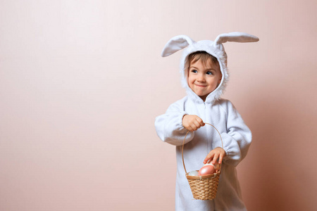 复活节 童年 耳朵 春天 美丽的 服装 小孩 打猎 假日