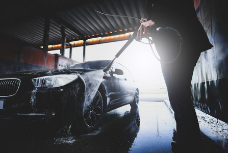 高压洗车机图片