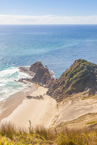 海滩 沿海 旅游业 自然 风景 海岸线 旅行 海岸 徒步旅行