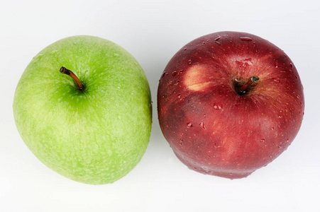 特写镜头 苹果 营养 剪辑 饮食 健康 美味的 水果 甜的