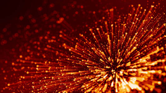 像激光一样的红光显示明亮的节日呈现照片