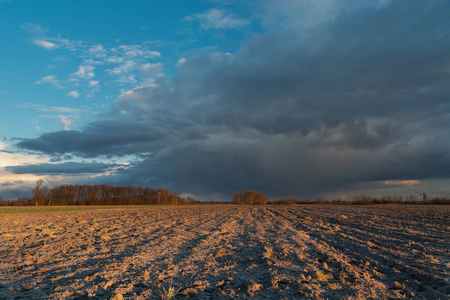 地球 云景 地面 农场 领域 土地 秋天 春天 暴风雨 美丽的