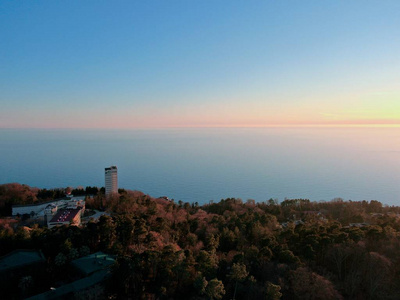 假期 风景 海湾 城市 海景 海岸线 地中海 旅游业 海洋