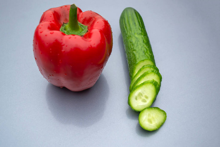 番茄 胡椒粉 食物 沙拉 素食主义者 健康 饮食 蔬菜 特写镜头