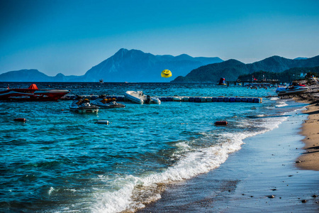 假期 旅行 太阳 旅游业 天堂 棕榈 海洋 放松 海岸 夏天