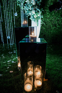 房子 假日 梯田 冬天 灯笼 庆祝 玻璃 美丽的 蜡烛 夏天