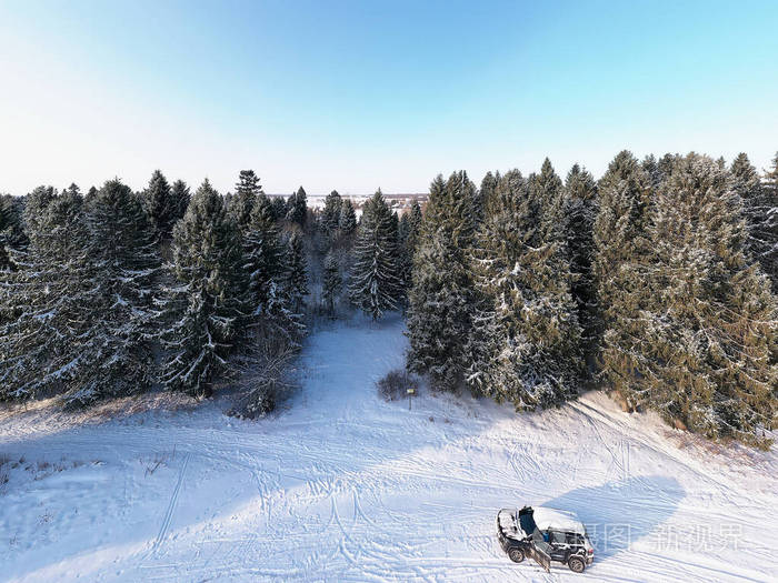 汽车 运输 圣诞节 国家 环境 冻结 降雪 场景 自然 公路