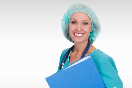 女人 照顾 专家 肖像 美丽的 职业 医疗保健 工人 听诊器