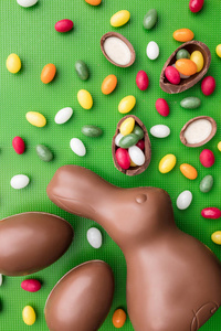 食物 兔子 糕点糖果 糖果 假日 问候语 四月 甜的 季节