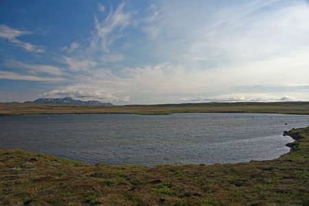 乡村 海洋 宽的 自然 全景图 远景 景象 冰岛 风景 见解