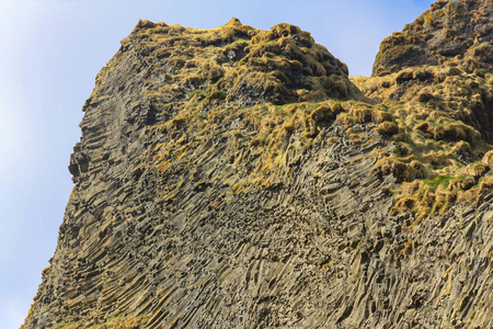 冰岛玄武岩柱的形成。背景
