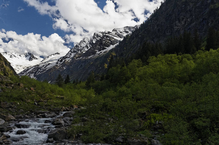 奥地利 自然 阿尔卑斯山 风景 岩石