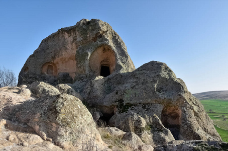 自然 洞穴 宗教 古董 旅行 古老的 风景 火鸡 历史 目的地