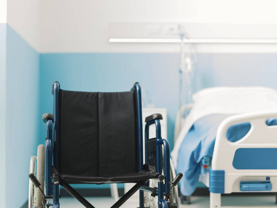 残疾 麻痹 卧室 健康 恢复 医疗保健 障碍 空的 在室内