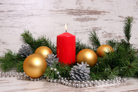 到来 冬天 复古的 古老的 蜡烛 圣诞节 木材 烛光 分支