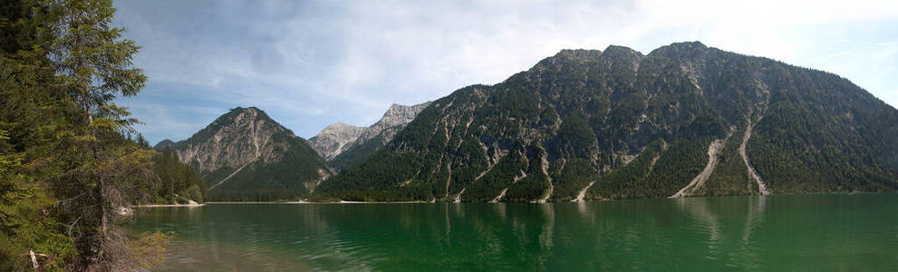 旅游业 全景图 阿尔卑斯山 风景 奥地利 宽的 休息 情绪