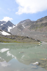 蒂罗尔 奥地利 池塘 阿尔卑斯山 风景